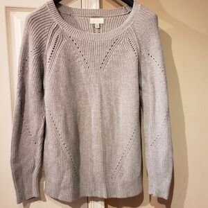 Lucky brand Blish Gray Crew Neck Sweater